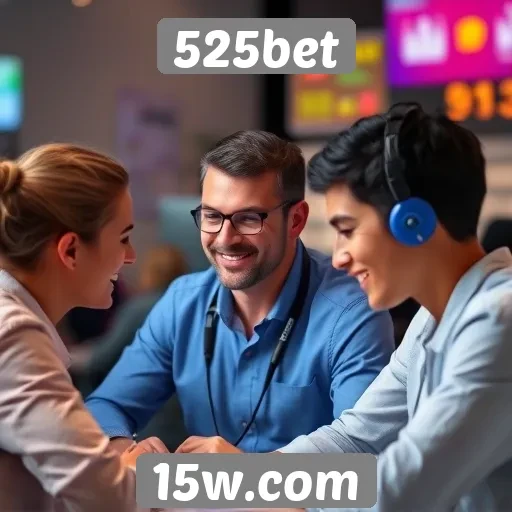 Diferenciais do suporte ao cliente na 525bet