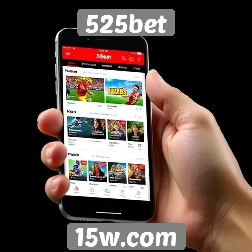 Experiência do usuário em dispositivos móveis no 525bet